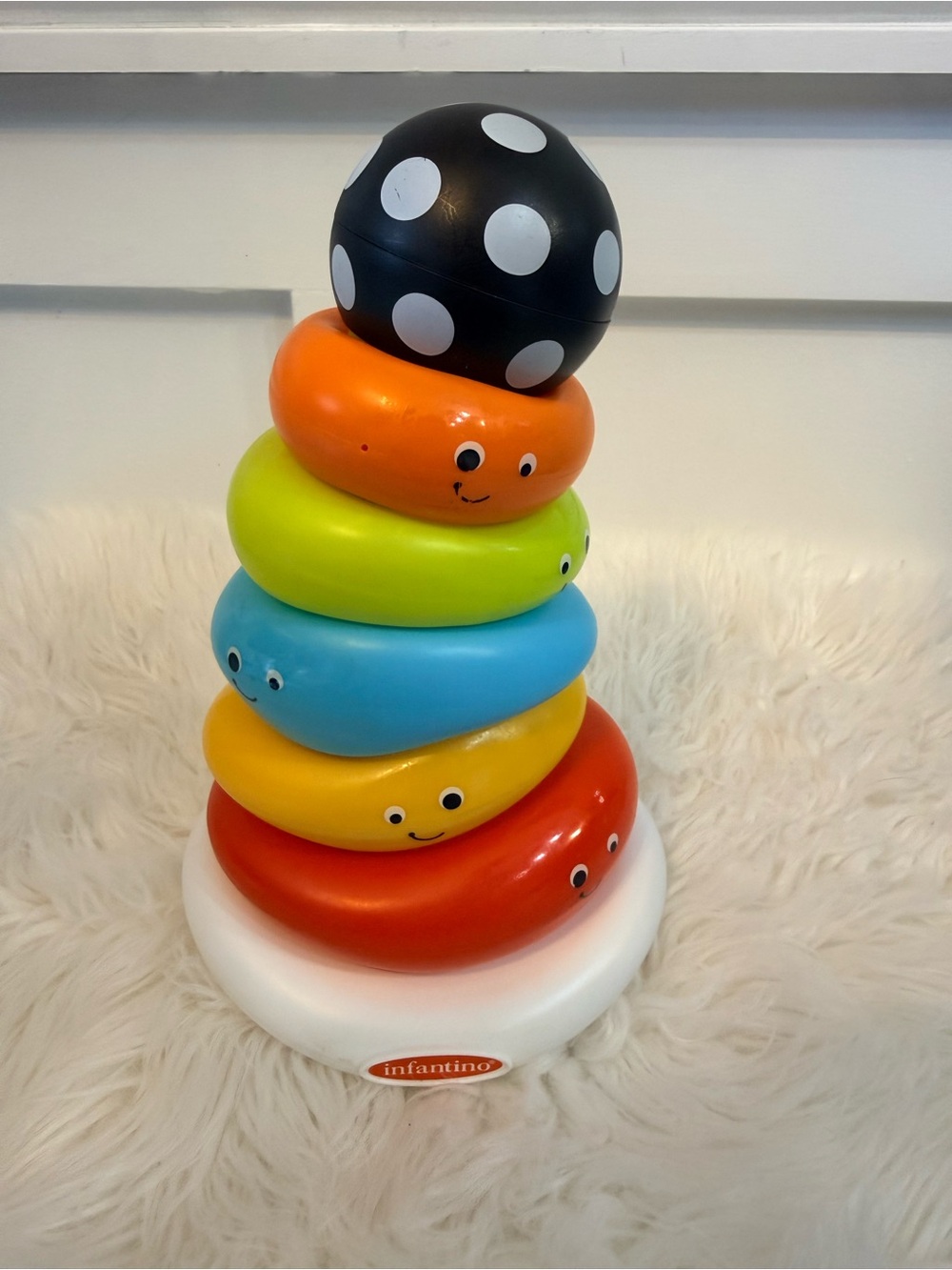 💫4/$25 • Infantino Funny Faces Ring Stacker